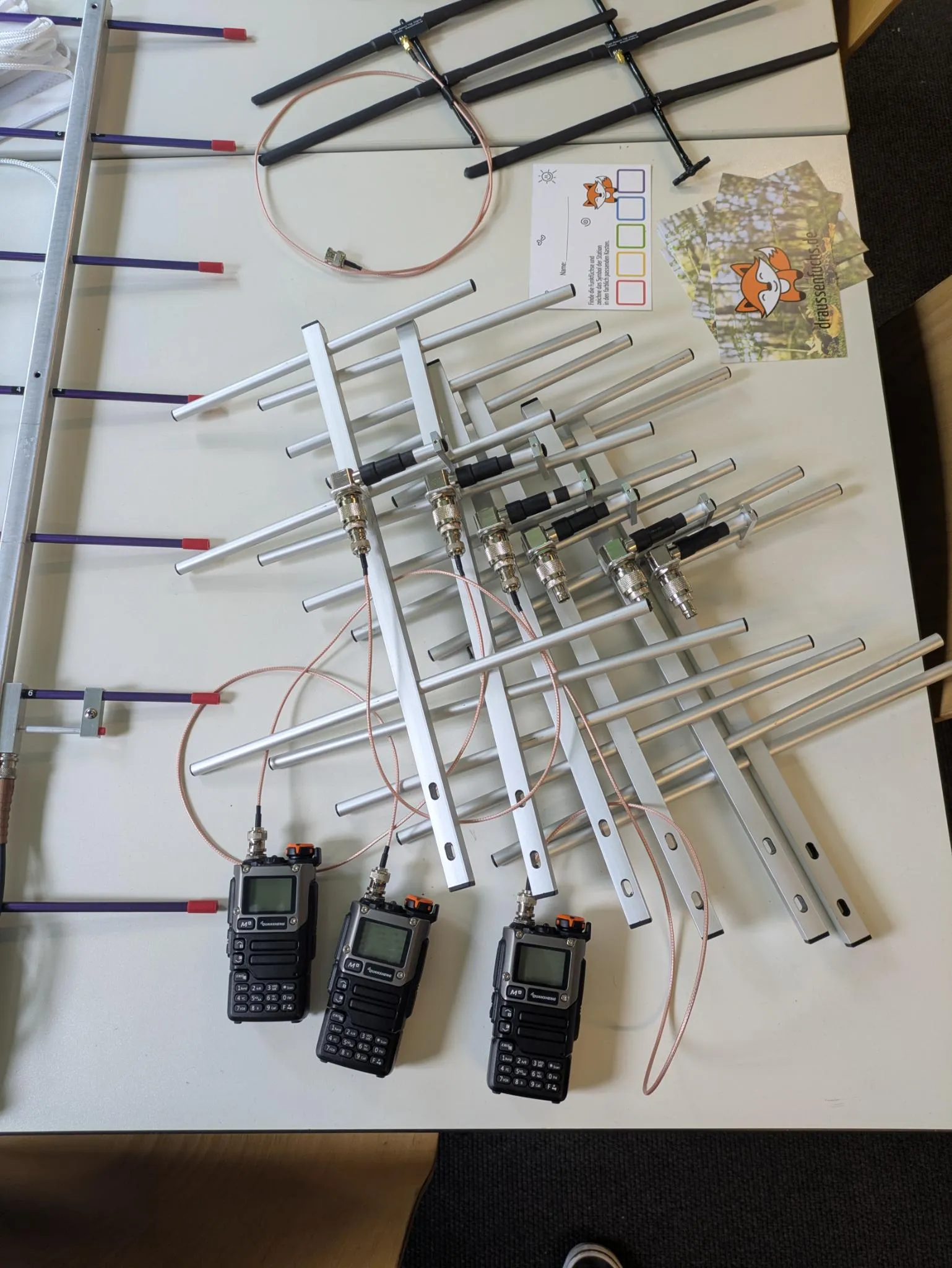 Kleine Yagi-Antenne des Assembly Draußenfuchs